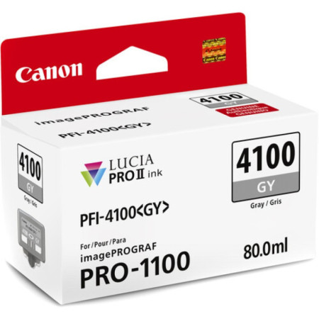 Canon PFI-4100GY Gray (6783C001AA, PFI4100GY) — Cartus de