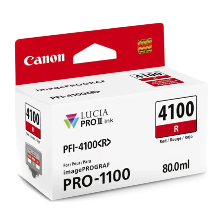 Canon PFI-4100R Red (6785C001AA, PFI4100R) — Cartus de