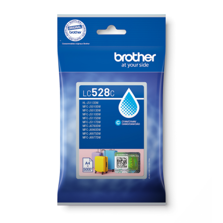 Brother LC 528 Cyan (LC-528C, LC528C) — Cartus de Cerneala
