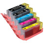 Pachet de cartuse compatibile Canon PGI-570PGBK XL / CLI-571 XL