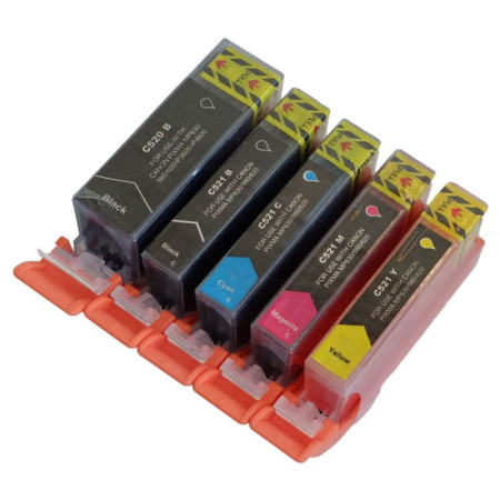 Pachet de cartuse compatibile Canon PGI-520PGBK / CLI-521