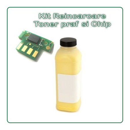 Kit de reincarcare toner Yellow Lexmark 80C2XY0 (4K/100gr)
