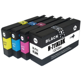 Pachet de cartuse compatibile HP 711XL
