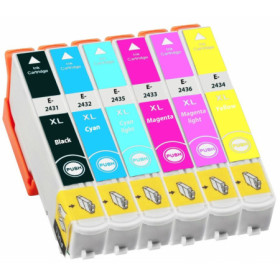 Pachet de cartuse compatibile Epson 24XL T243x