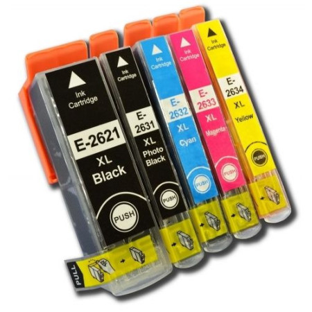 Pachet de cartuse compatibile Epson 26XL T263x