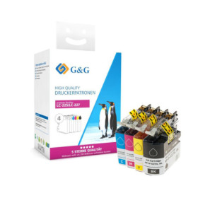 Pachet cartuse premium G&G Brother LC 227 XL CMYK (LC-227XLVALBP, LC227XLVALBP)