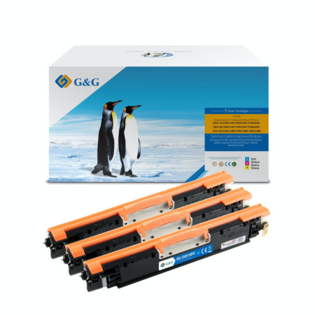 Pachet tonere premium G&G HP 126A (CF341A)