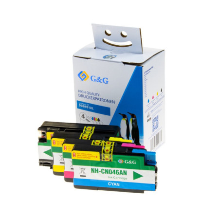 Pachet cartuse premium G&G HP 950XL/ 951XL High Capacity 4 Colour (C2P43AE, /951XL)
