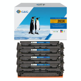 Pachet tonere premium G&G HP 203X CMYK