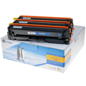 Pachet tonere premium G&G HP 201X Cyan/ Magenta/ Yellow (CF253XM, CMY)