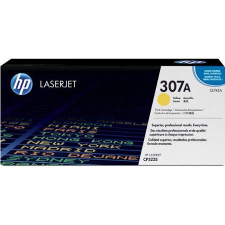 HP 307A Yellow (CE742A) — Cartus de toner