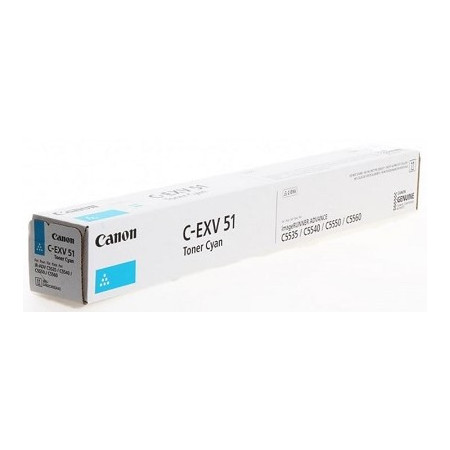 Canon EXV 51 Cyan (0482C002, C-EXV51C, CEXV51C) — Cartus de toner