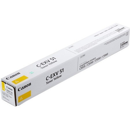 Canon EXV 51 Yellow (0484C002, C-EXV51Y, CEXV51Y) — Cartus de toner