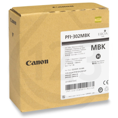 Canon PFI-302MBK Matte Black (2215B001, PFI302MBK) — Cartus de cerneala