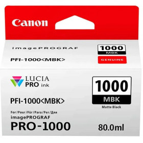 Canon PFI-1000MBK Matte Black (0545C001, PFI1000MBK) — Cartus de cerneala