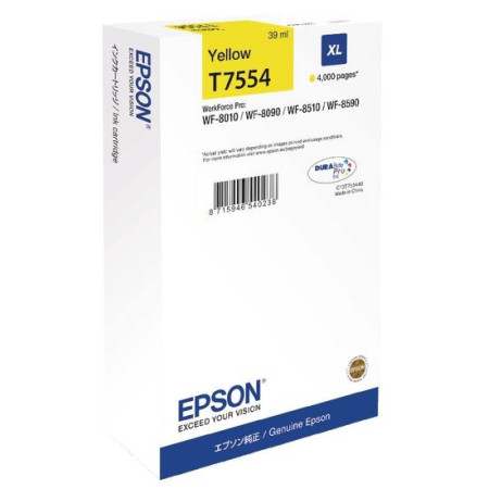 Epson T7554 Yellow (C13T755440) — Cartus de cerneala