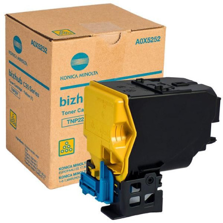 Konica Minolta TNP22Y Yellow (A0X5252, TNP-22Y) — Cartus de toner