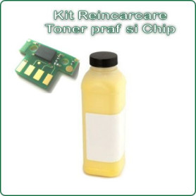 Kit de reincarcare toner Yellow Lexmark 80C2HY0 (3K/75gr)