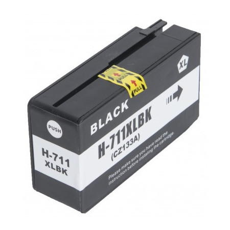 HP 711 Black(CZ133A) — Cartus compatibil
