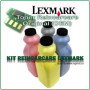 Kit Reincarcare Toner si Chip SCC Lexmark C544X1KG, C544X2KG (BK@6K/145gr)