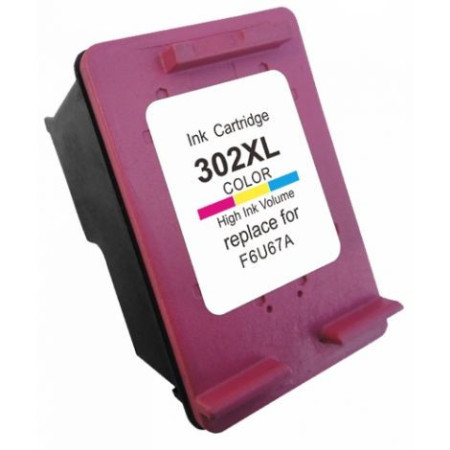 HP 302XL Color (F6U67AE) — Cartus compatibil