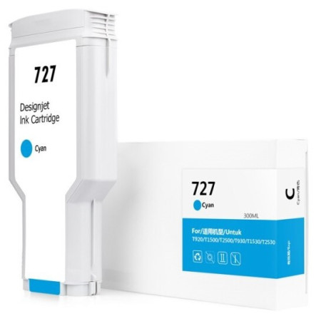 HP 727 Cyan (F9J76A) — Cartus compatibil