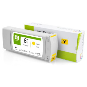 HP 81 Yellow (C4933A) — Cartus compatibil
