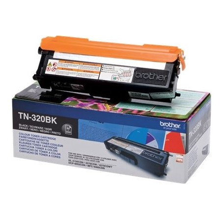 Brother TN 320 Black (TN-320BK, TN320BK) — Cartus de toner