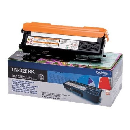 Brother TN 328 Black (TN-328BK, TN328BK) — Cartus de toner