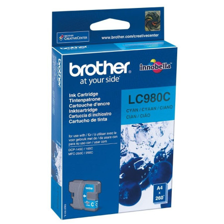 Brother LC 980 Cyan (LC-980C, LC980C) — Cartus de cerneala