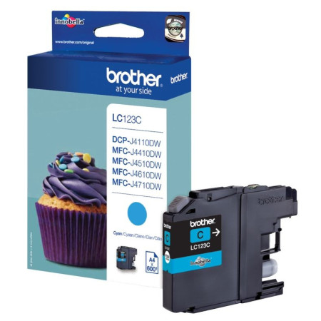 Brother LC 123 Cyan (LC-123C, LC123C) — Cartus de cerneala