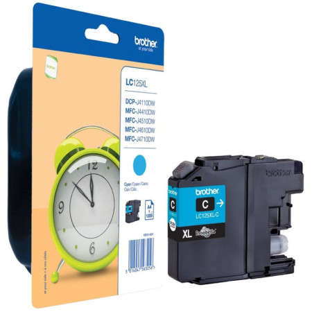 Brother LC 125 XL Cyan (LC-125XLC, LC125XLC) — Cartus de