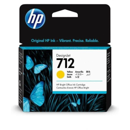 HP 712 Yellow (3ED69A) — Cartus de cerneala