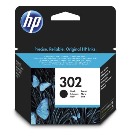 HP 302 Black (F6U66AE) — Cartus de cerneala