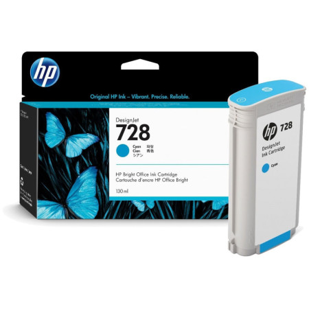 HP 728 Cyan (F9J67A) — Cartus de cerneala