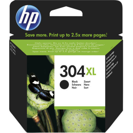 HP 304XL Black (N9K08AE) — Cartus de cerneala