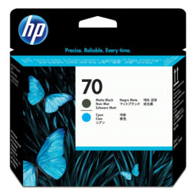 HP 70 Matte Black & Cyan (C9404A) — Cap de printare