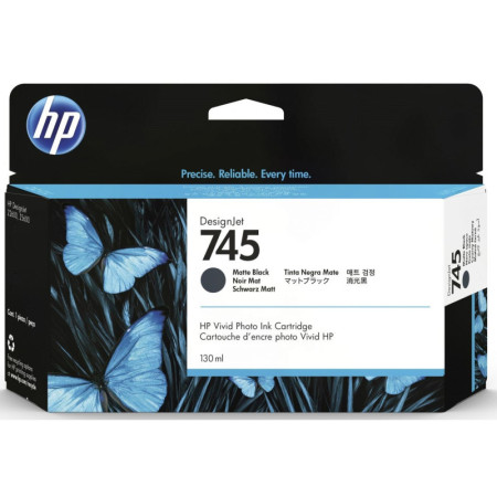HP 745 Matte Black (F9J99A) — Cartus de cerneala