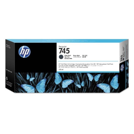 HP 745 Matte Black (F9K05A) — Cartus de cerneala