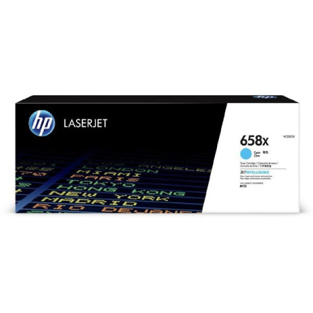 HP 658X Cyan (W2001X) — Cartus de toner