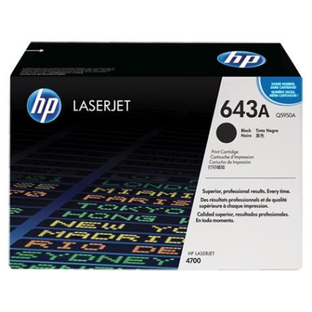 HP 643A Black (Q5950A) — Cartus de toner