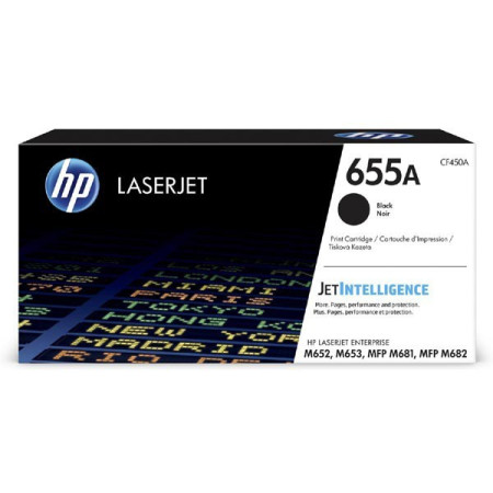 HP 655A Black (CF450A) — Cartus de toner