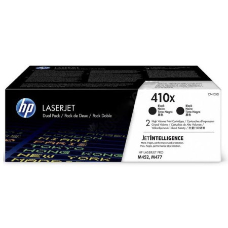 HP 410X Black Dual Pack (CF410XD) — Cartus de toner