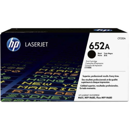 HP 652A Black (CF320A) — Cartus de toner