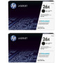 HP 26X Black Dual Pack (CF226XD) — Cartus de toner