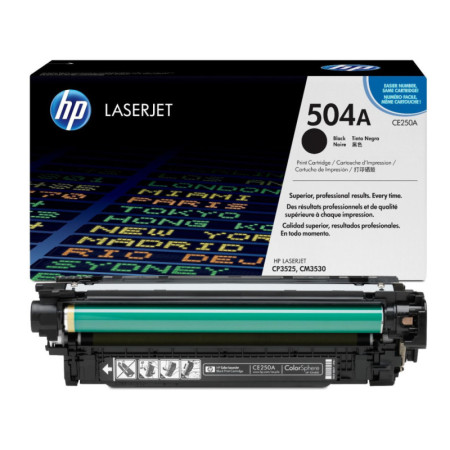 HP 504A Black (CE250A) — Cartus de toner