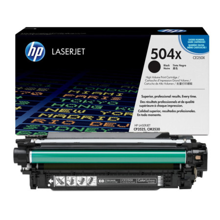 HP 504X Black (CE250X) — Cartus de toner