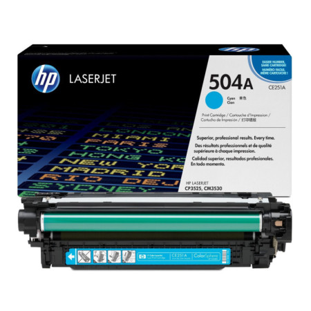 HP 504A Cyan (CE251A) — Cartus de toner