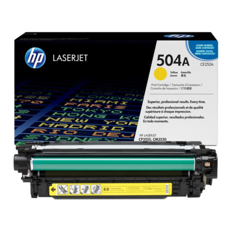 HP 504A Yellow (CE252A) — Cartus de toner