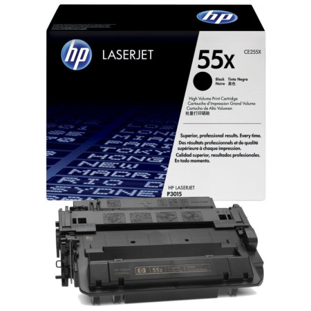 HP 55X Black (CE255X) — Cartus de toner